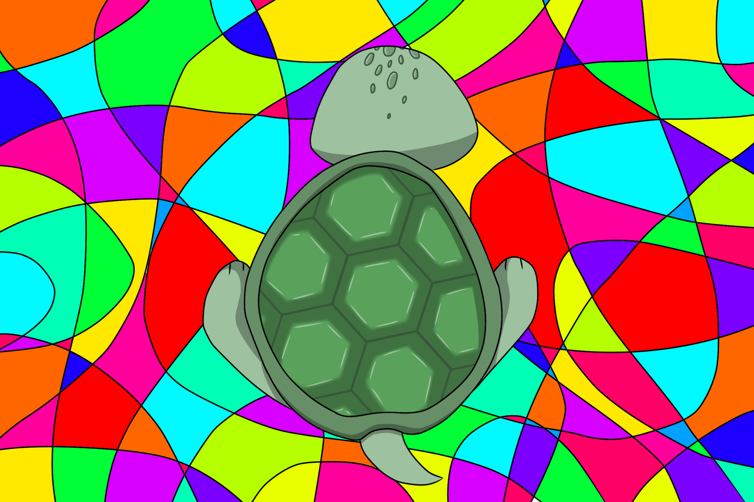 Painters claiming pixels on the weekly canvas